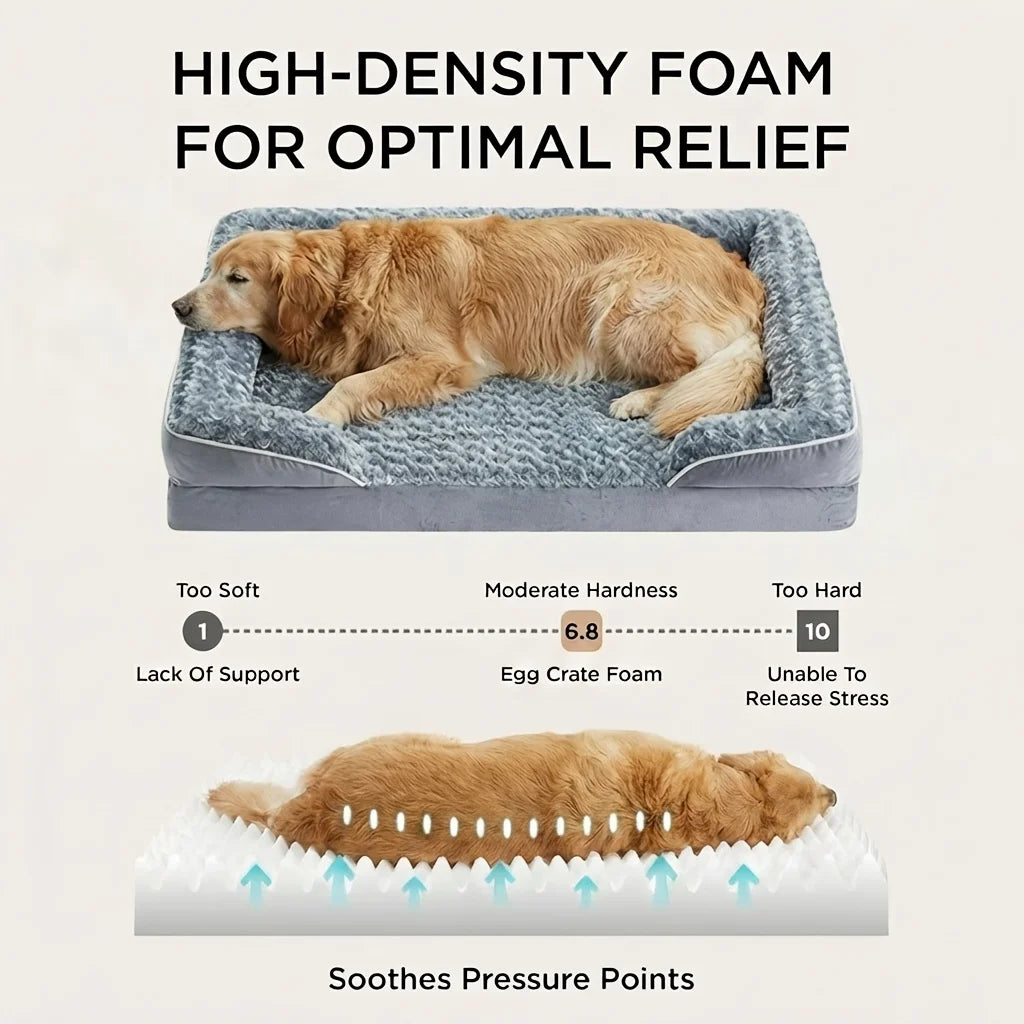 Royal Pets™ Orthopedic Joint Support & Waterproof Pet Bed — Bite-Resistant Washable Sofa