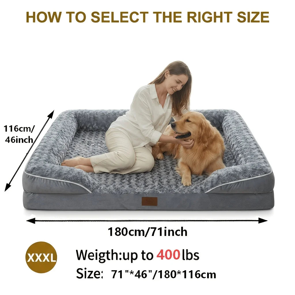 Royal Pets™ Orthopedic Joint Support & Waterproof Pet Bed — Bite-Resistant Washable Sofa