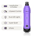 SafePaws™ 6-Speed Quiet Electric Dog & Cat Nail Grinder — Rechargeable Painless Claw Trimmer